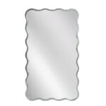 Artekko Dia Ασημί Μεταλλικός Καθρέπτης Τοίχου (61x2.5x110)cm