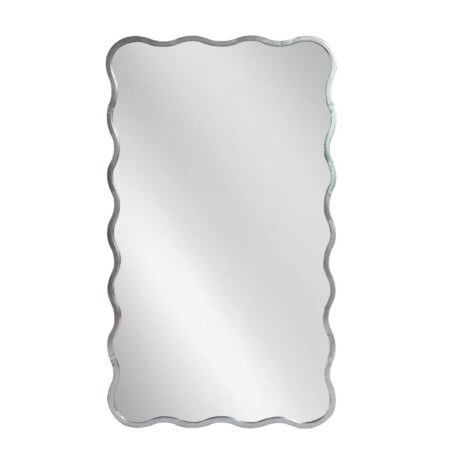 Artekko Dia Ασημί Μεταλλικός Καθρέπτης Τοίχου (61x2.5x110)cm