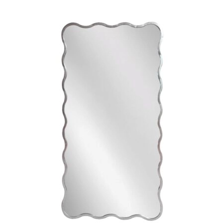 Artekko Dia Ασημί Μεταλλικός Καθρέπτης Τοίχου (75x2.5x160)cm