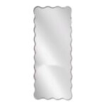 Artekko Dia Ασημί Μεταλλικός Καθρέπτης Τοίχου (80x2.5x180)cm