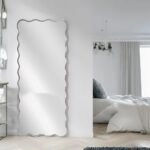 Artekko Dia Ασημί Μεταλλικός Καθρέπτης Τοίχου (80x2.5x180)cm