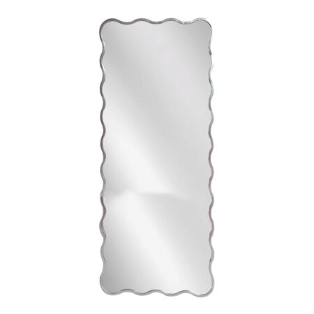 Artekko Dia Ασημί Μεταλλικός Καθρέπτης Τοίχου (80x2.5x180)cm