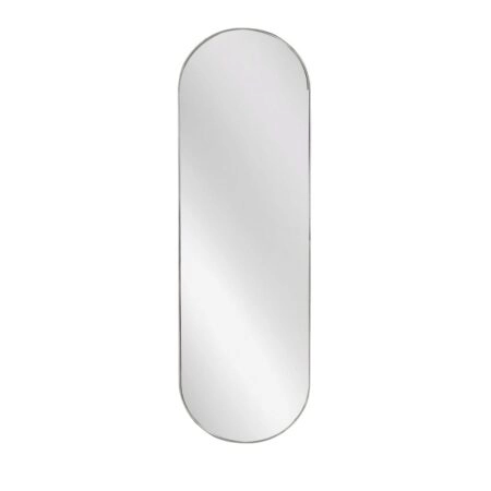 Artekko Dia Ασημί Μεταλλικός Καθρέπτης Τοίχου (50x1.5x160)cm