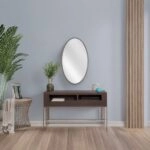 Artekko Dia Χρυσός Μεταλλικός Καθρέπτης Τοίχου (40x1.5x68)cm