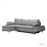 JACOB ΚΑΝΑΠΕΣ ΚΡΕΒΑΤΙ ΓΩΝΙΑ ΑΡΙΣΤΕΡΗ ΓΚΡΙ 264x154xH84,7cm