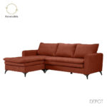 SCANDALO ΚΑΝΑΠΕΣ ΓΩΝΙΑ ΑΝΑΣΤΡΕΨΙΜΗ TERRACOTTA 265x188xH99cm