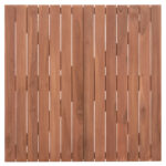 ΕΠΙΦΑΝΕΙΑ ΤΡΑΠΕΖΙΟΥ ΤΕΤΡΑΓΩΝΗ HM18136 ΞΥΛΟ TEAK--ΦΥΣΙΚΟ 70x70x4(πάχος)εκ.