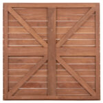 ΕΠΙΦΑΝΕΙΑ ΤΡΑΠΕΖΙΟΥ ΤΕΤΡΑΓΩΝΗ HM18137 ΞΥΛΟ TEAK--ΦΥΣΙΚΟ 80x80x4(πάχος)εκ.