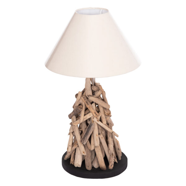 ΕΠΙΤΡΑΠΕΖΙΟ ΦΩΤΙΣΤΙΚΟ TWIGGY HM4423 DRIFTWOOD & ΛΕΥΚΟ ΚΑΠΕΛΟ Φ25x55Υεκ.