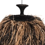 ΦΩΤΙΣΤΙΚΟ ΟΡΟΦΗΣ ORDEM HM4716 ΚΑΠΕΛΟ ΙΝΕΣ SISAL & ΜΠΑΝΑΝΑΣ-ΜΑΥΡΟ & ΦΥΣΙΚΟ Φ60εκ