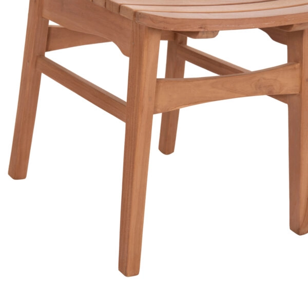 ΚΑΡΕΚΛΑ ΤΡΑΠΕΖΑΡΙΑΣ ΕΞ.ΧΩΡΟΥ ROBBIE HM18115 ΞΥΛΟ TEAK--ΦΥΣΙΚΟ 48x51x82Υεκ.
