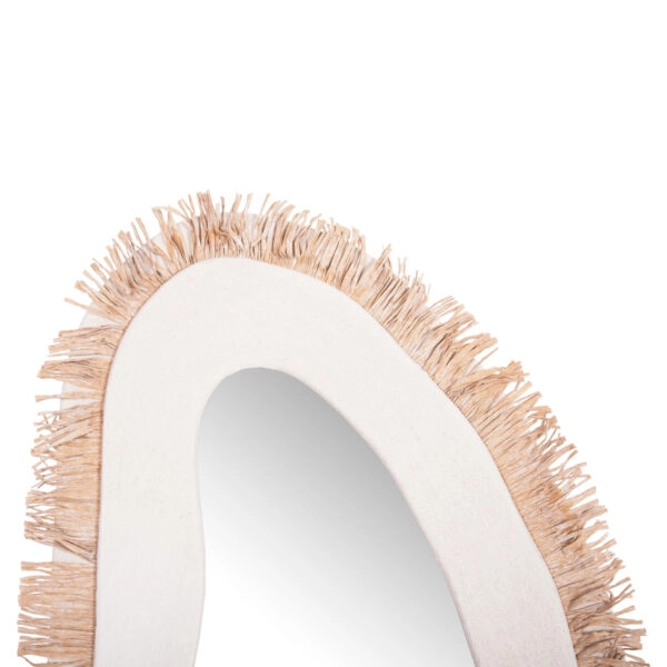 ΚΑΘΡΕΠΤΗΣ ΤΟΙΧΟΥ ΣΕΙΡΑ SANTORINI HM4525 MDF ΥΠΟΛΕΥΚΟ-ΔΙΑΚΟΣΜΗΣΗ ΣΕ ΜΠΕΖ 63x1,8x120Υεκ.