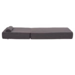 ΜΑΞΙΛΑΡΙ ΞΑΠΛΩΣΤΡΑΣ KIHEI HM21094.03 OLEFIN ΣΚΟΥΡΟ ΓΚΡΙ ΜΕ FOAM 198x70x20Υεκ