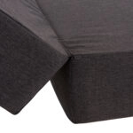 ΜΑΞΙΛΑΡΙ ΞΑΠΛΩΣΤΡΑΣ KIHEI HM21094.03 OLEFIN ΣΚΟΥΡΟ ΓΚΡΙ ΜΕ FOAM 198x70x20Υεκ