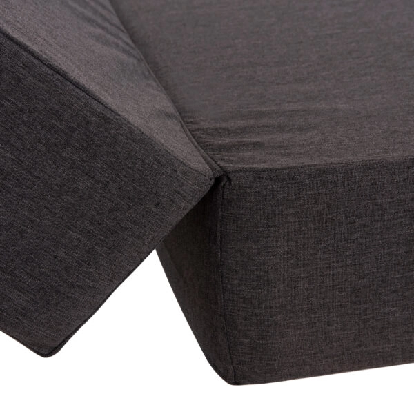 ΜΑΞΙΛΑΡΙ ΞΑΠΛΩΣΤΡΑΣ KIHEI HM21094.03 OLEFIN ΣΚΟΥΡΟ ΓΚΡΙ ΜΕ FOAM 198x70x20Υεκ