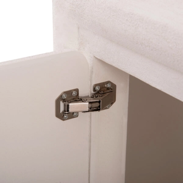 ΜΠΟΥΦΕΣ ΣΕΙΡΑ SANTORINI HM18068 MDF ΣΕ ΥΠΟΛΕΥΚΟ ΧΡΩΜΑ-3 ΠΟΡΤΕΣ 140x38x64Υεκ.
