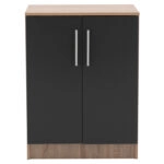 ΠΑΠΟΥΤΣΟΘΗΚΗ ΝΤΟΥΛΑΠΙ ΞΥΛΙΝΗ EMERIE HM2206.04 SONAMA-ΓΚΡΙ 60X40,5X80 εκ.