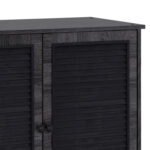 ΠΑΠΟΥΤΣΟΘΗΚΗ ΞΥΛΙΝΗ MCKENNA HM2266.01 ΣΕ ΑΝΘΡΑΚΙ ΧΡΩΜΑ 76,5X30X68,5