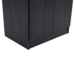 ΠΑΠΟΥΤΣΟΘΗΚΗ ΞΥΛΙΝΗ DAYANNA ΜΕ 6 ΡΑΦΙΑ 60X43X180.5εκ. ZEBRANO HM2379.01
