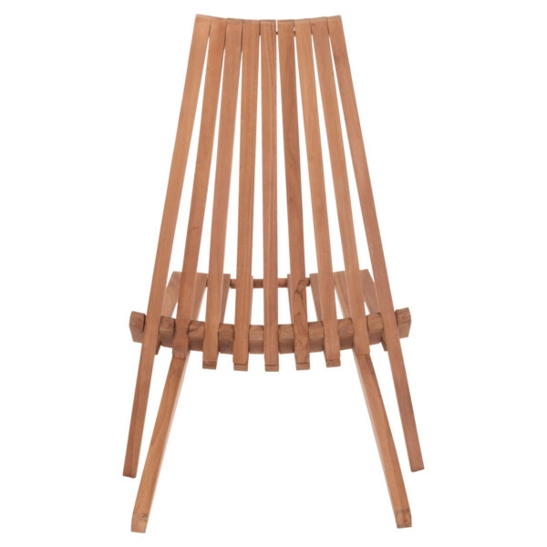 ΠΟΛΥΘΡΟΝΑ LOUNGE ΠΤΥΣΣΟΜΕΝΗ SHIGAO HM18112 ΞΥΛΟ TEAK--ΦΥΣΙΚΟ 61x88.5x89Υεκ.