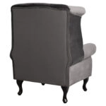 ΠΟΛΥΘΡΟΝΑ-ΜΠΕΡΖΕΡΑ ΓΚΡΙ ΒΕΛΟΥΔΟ T.CHESTERFIELD POLINA 83x75x107Yεκ.HM0053.10