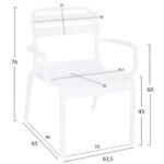 ΠΟΛΥΘΡΟΝΑ ΠΟΛΥΠΡΟΠΥΛΕΝΙΟΥ KORVER HM6333.01 ΛΕΥΚΗ 48x67x75Υεκ.