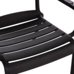 ΠΟΛΥΘΡΟΝΑ ΠΟΛΥΠΡΟΠΥΛΕΝΙΟΥ KORVER HM6333.02 ΜΑΥΡΗ 48x67x75Υεκ.
