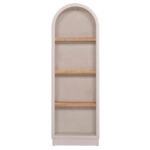 ΡΑΦΙΕΡΑ ΣΕΙΡΑ SANTORINI HM18045 MDF ΥΠΟΛΕΥΚΟ-ΡΑΦΙΑ ΞΥΛΟ ΕΛΑΤΟΥ ΦΥΣΙΚΟ 60x38,5x179Υεκ.