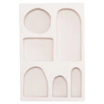 ΡΑΦΙΕΡΑ-ΚΟΜΜΟ ΣΕΙΡΑ SANTORINI HM18059 MDF ΣΕ ΥΠΟΛΕΥΚΟ 80x18x120Υεκ.