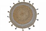 ΧΑΛΙ ΓΙΟΥΤΑ RIVOLI SILVER - 150cm-Στρογγυλό