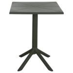 ΤΡΑΠΕΖΙ ΠΟΛΥΠΡΟΠΥΛΕΝΙΟΥ ΤΕΤΡΑΓΩΝΟ TERRIN HM6125.15 DARK OLIVE 60,5x60,5x76,5Υεκ.