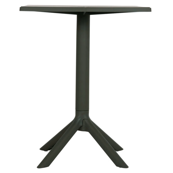 ΤΡΑΠΕΖΙ ΠΟΛΥΠΡΟΠΥΛΕΝΙΟΥ ΤΕΤΡΑΓΩΝΟ TERRIN HM6125.15 DARK OLIVE 60,5x60,5x76,5Υεκ.