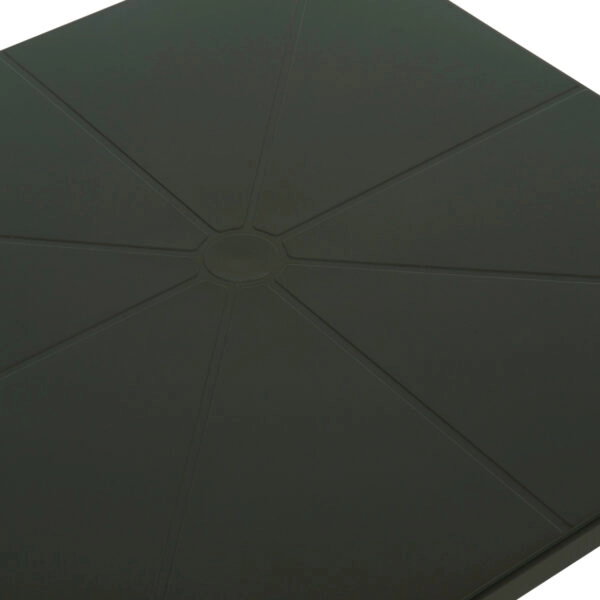 ΤΡΑΠΕΖΙ ΠΟΛΥΠΡΟΠΥΛΕΝΙΟΥ ΤΕΤΡΑΓΩΝΟ TERRIN HM6125.15 DARK OLIVE 60,5x60,5x76,5Υεκ.
