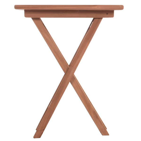 ΤΡΑΠΕΖΙ ΣΚΗΝΟΘΕΤΗ ΤΕΤΡΑΓΩΝΟ ERIS HM18118 ΞΥΛΟ TEAK--ΦΥΣΙΚΟ 60x60x75Υεκ.