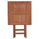 ΤΡΑΠΕΖΙ ΣΚΗΝΟΘΕΤΗ ΤΕΤΡΑΓΩΝΟ ERIS HM18118 ΞΥΛΟ TEAK--ΦΥΣΙΚΟ 60x60x75Υεκ.