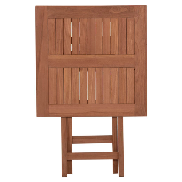 ΤΡΑΠΕΖΙ ΣΚΗΝΟΘΕΤΗ ΤΕΤΡΑΓΩΝΟ ERIS HM18118 ΞΥΛΟ TEAK--ΦΥΣΙΚΟ 60x60x75Υεκ.