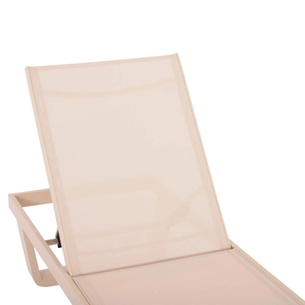 ΞΑΠΛΩΣΤΡΑ ΑΛΟΥΜΙΝΙΟΥ ΜΕ ΥΦΑΣΜΑ TESLIN RICKON HM6292.04 ΣΕ ΚΑΠΟΥΤΣΙΝΟ 198x61,5x97Υεκ.