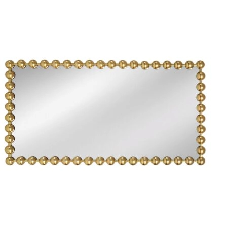 Artekko Dia Χρυσός Μεταλλικός Καθρέπτης Τοίχου (75x4.5x160)cm
