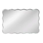 Artekko Dia Ασημί Μεταλλικός Καθρέπτης Τοίχου (61x2.5x91)cm