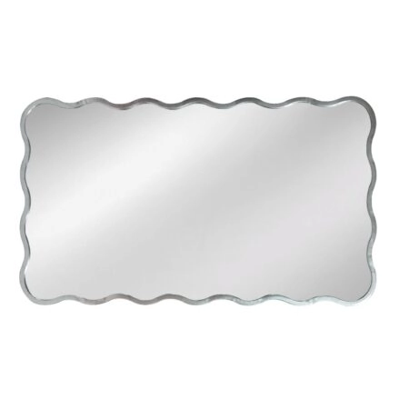 Artekko Dia Ασημί Μεταλλικός Καθρέπτης Τοίχου (61x2.5x110)cm