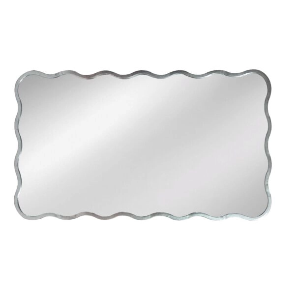 Artekko Dia Ασημί Μεταλλικός Καθρέπτης Τοίχου (61x2.5x110)cm