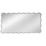 Artekko Dia Ασημί Μεταλλικός Καθρέπτης Τοίχου (75x2.5x160)cm