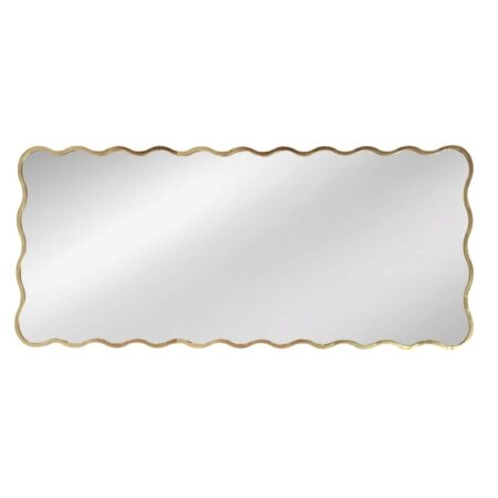 Artekko Dia Χρυσός Μεταλλικός Καθρέπτης Τοίχου (80x2.5x180)cm