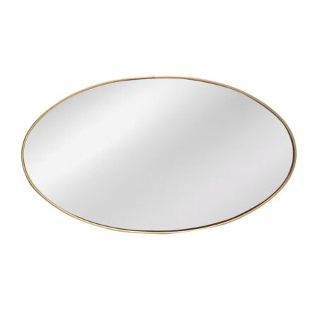 Artekko Dia Χρυσός Μεταλλικός Καθρέπτης Τοίχου (40x1.5x68)cm