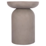 ΒΟΗΘΗΤΙΚΟ ΤΡΑΠΕΖΙ ANNA HM18160.03 FIBER CEMENT ΣΕ ΓΚΡΙ--Φ60x76Υεκ.