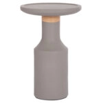 ΒΟΗΘΗΤΙΚΟ ΤΡΑΠΕΖΙ TRED(T) HM18169.03 FIBER CEMENT ΓΚΡΙ-ΦΥΣΙΚΟ RATTAN--Φ40x61Υεκ.