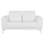 ΚΑΝΑΠΕΣ 2ΘΕΣΙΟΣ KΕΝΖΙΕ HM3121.22 ΜΕ ΛΕΥΚΟ PU 142x81x81 εκ.