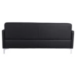 ΚΑΝΑΠΕΣ 3ΘΕΣΙΟΣ NELLIE HM3159.31 ΜΕ ΜΑΥΡΟ PU 163x71x71Υ εκ.
