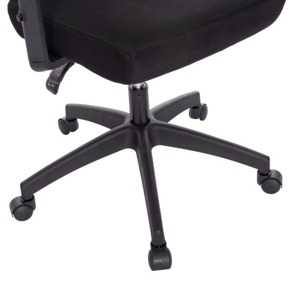 ΚΑΡΕΚΛΑ ΓΡΑΦΕΙΟΥ MEXER HM1195.01 ΜΑΥΡΟ MESH-ΜΕΤΑΛ.ΒΑΣΗ-NYLON ΣΚΕΛΕΤΟΣ 60x49x130Υεκ.