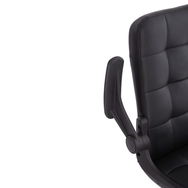 ΚΑΡΕΚΛΑ ΓΡΑΦΕΙΟΥ PORTIMA HM1197.01 ΜΑΥΡΟ PVC-NYLON ΣΚΕΛΕΤΟΣ & ΒΑΣΗ 69x53x98Υεκ.